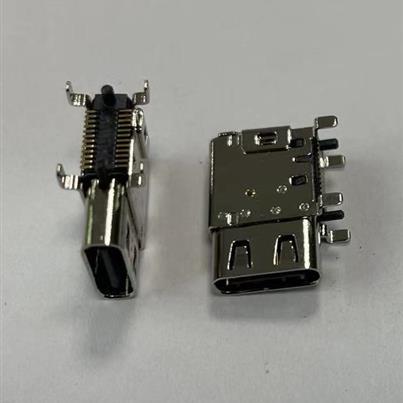 H0029-24-DS1-A USB TYPE-C 24PIN FEMALE UPRIGHT TYPE,GEN2 側立